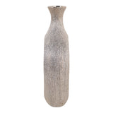 Alray Champagne Beaded Oval Cut Out Vase