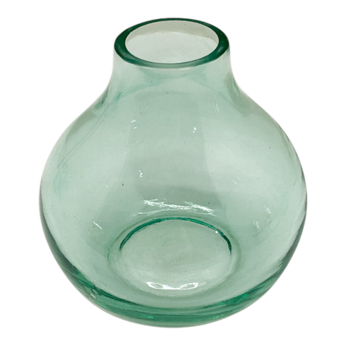 Weitchpec Green/Blue Glass Bud Vase
