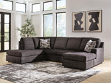 Coralene Onyx 2-Piece Sectional with Left-Arm Facing Chaise