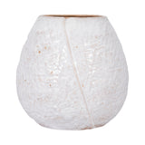 Forbestown Ivory Ceramic Round Vase