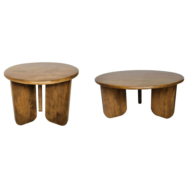 Dale Honey Mango Coffee Table Set