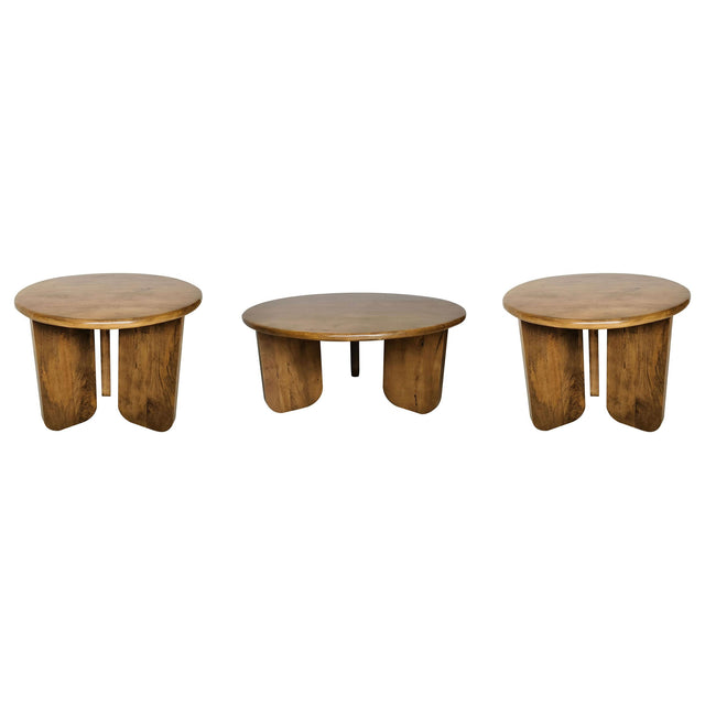 Dale Honey Mango Coffee Table Set