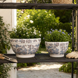 Bondview Blue/Brown Large Planters (Set of 2)