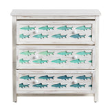 Hilton Head White/Blue Chest
