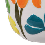 Miranda Multicolor Floral Embossed Planters (Set of 2)