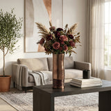 Llanada Bronze Small Glass Textured Enamel Vase