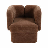 Garden Park Brown Shelter-Back Accent Chair