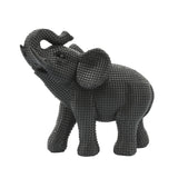 Prestonlake Black Resin Elephant Table Accent - 16285-02EC