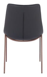 Magnus Black & Walnut Dining Chair (Set of 2)