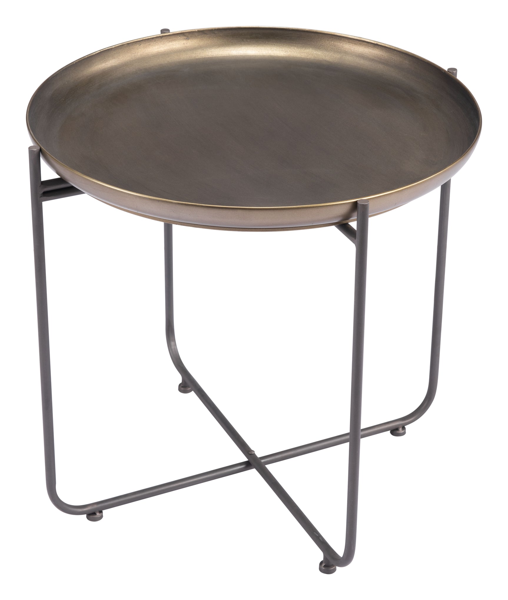 Bronson Bronze Side Table