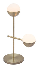 Waterloo White & Bronze Table Lamp