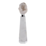 Chathamoak Clear/White Small Decor