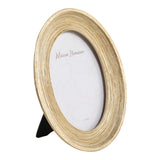 Clovis Gold Etched Oval Photo Frame