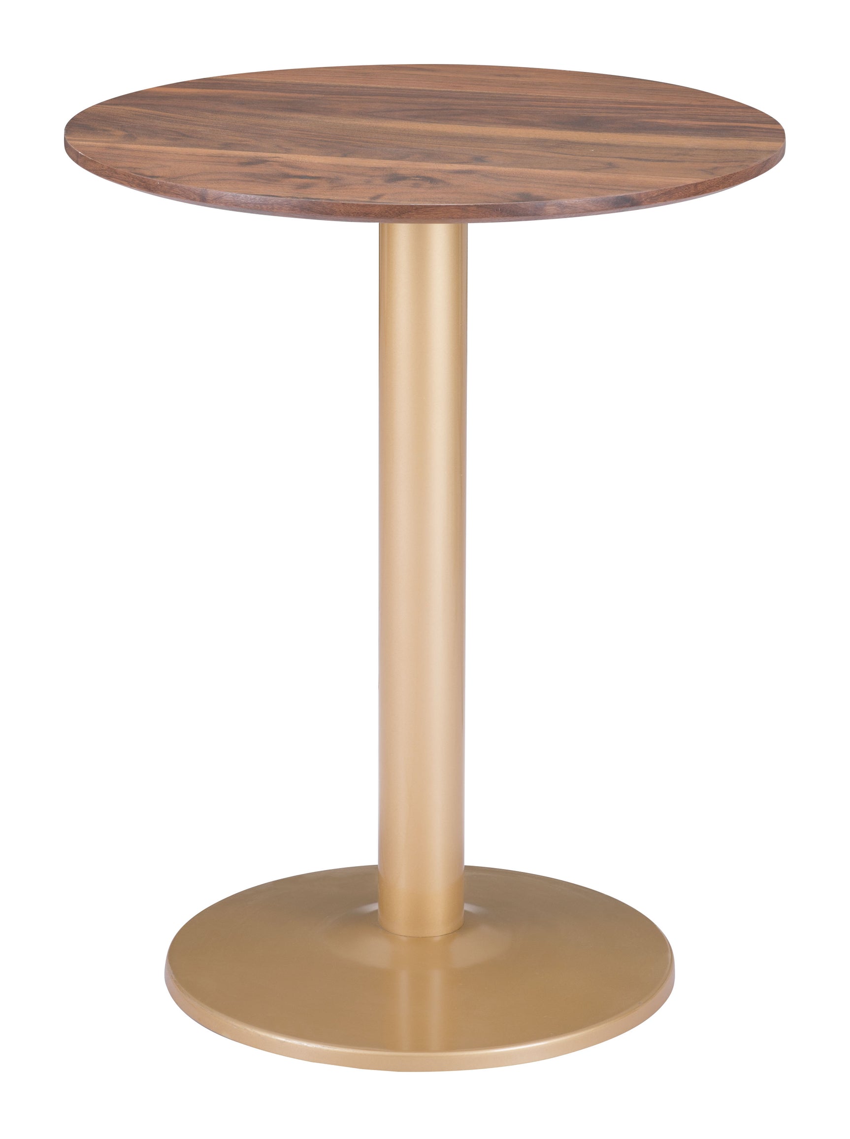 Alto Brown & Gold Bistro Table