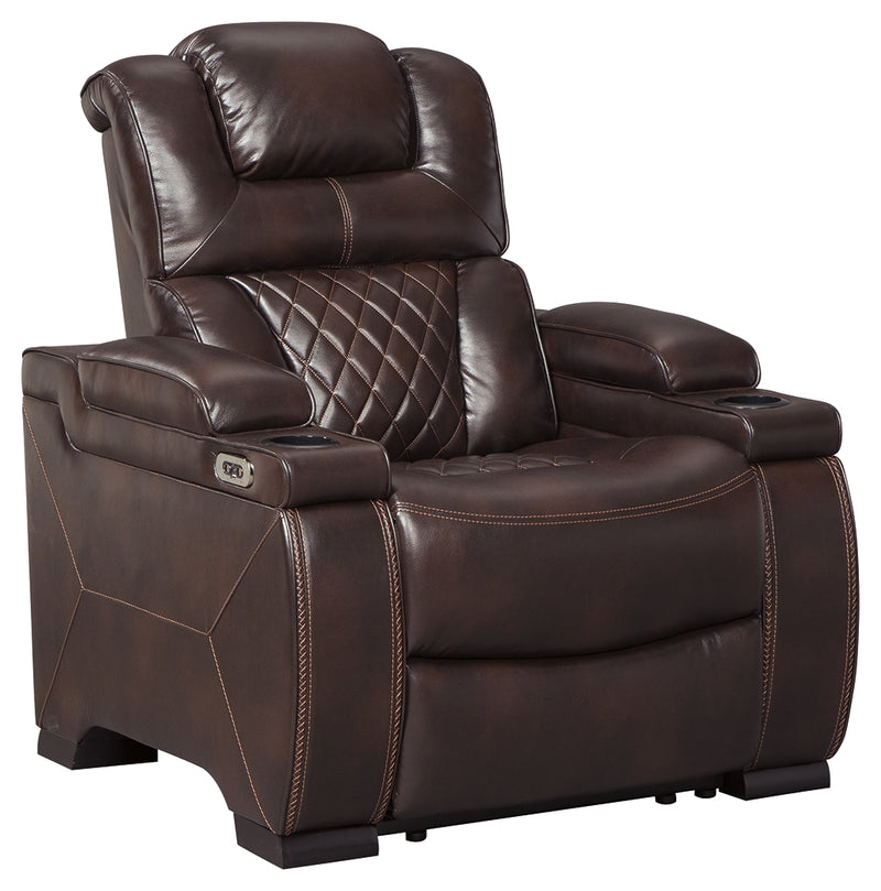 Warnerton Brown Power Reclining Sofa and Recliner - Ornate Home