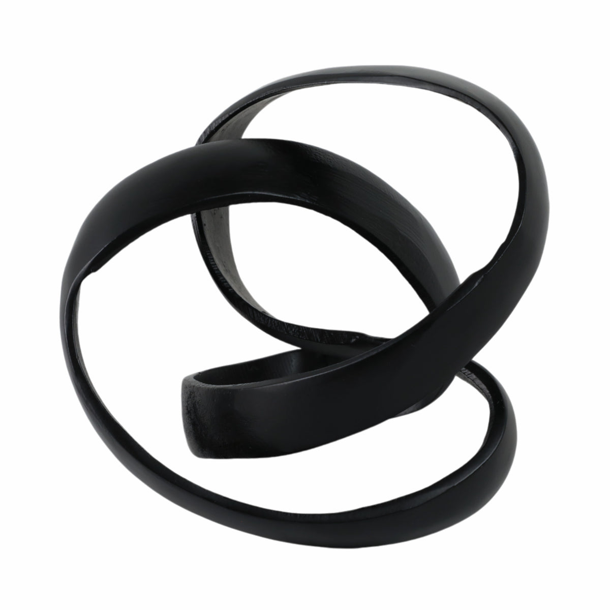 Dashport Black Aluminum Knot Sculpture - 14585-03EC