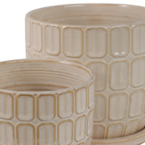 Leonaham Ivory Planters (Set of 2)