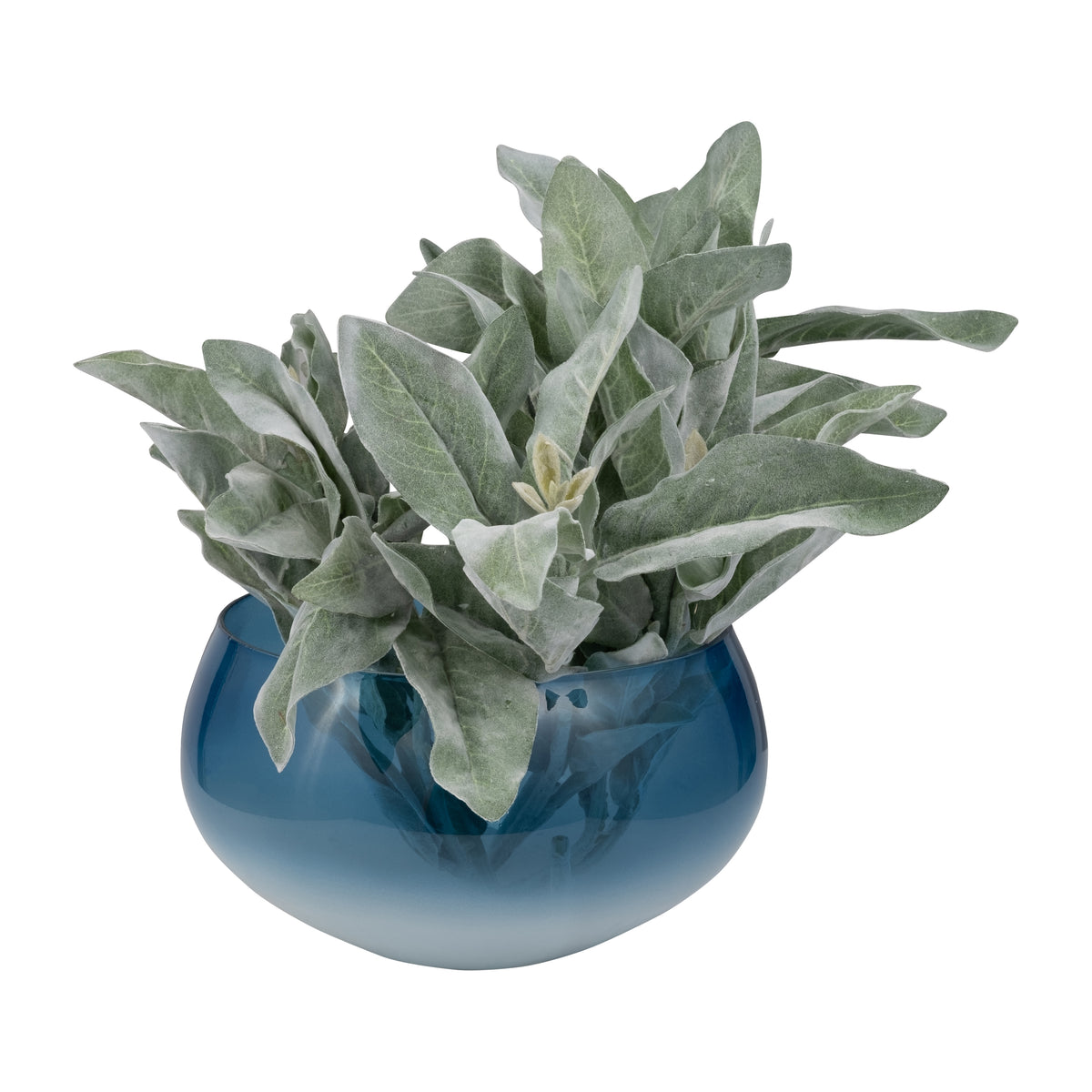 Reynolds Blue Glass Decorative Bowls (Set of 2)