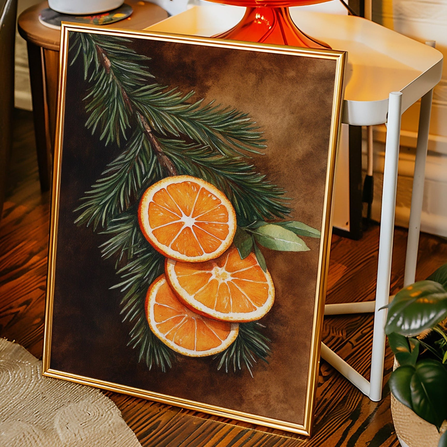 Citrus Meets Evergreen Embrace
