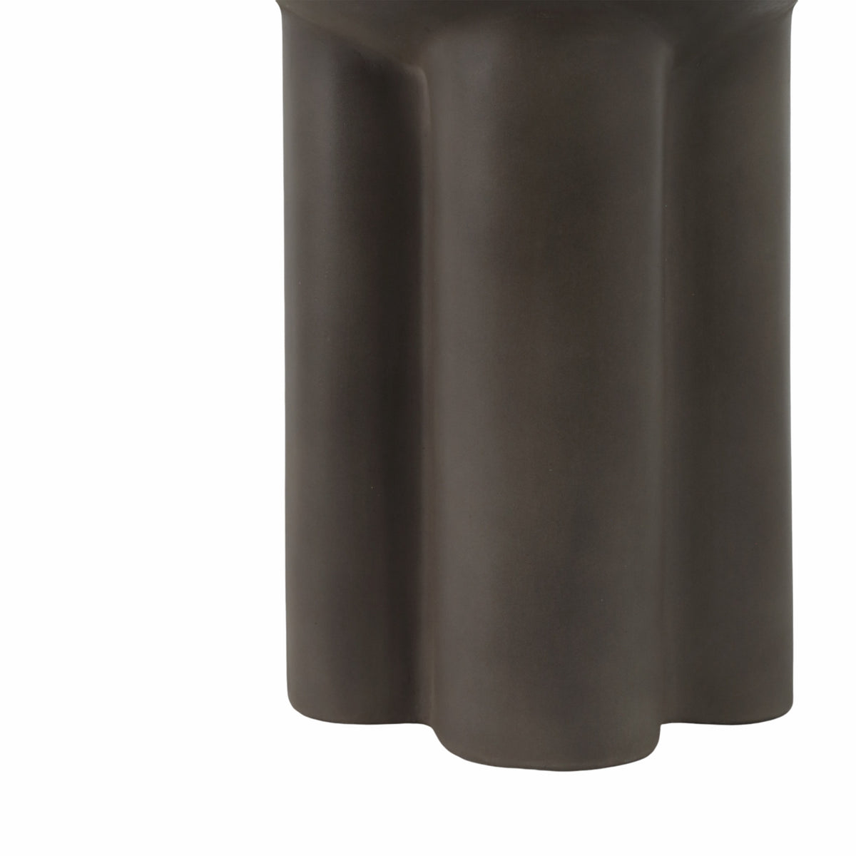 Upland Dark Gray Concrete Contemporary End Table