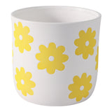 Beldenton White/Yellow Planter