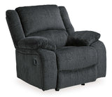 (Online Special Price) Draycoll Slate Manual Recliner - Ornate Home