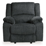 (Online Special Price) Draycoll Slate Manual Recliner - Ornate Home