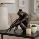 Janeport Bronze Small Resting Ballerina