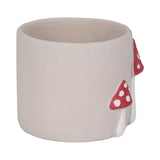 Breckrun Red/White Magic Mushroom Applique Planter