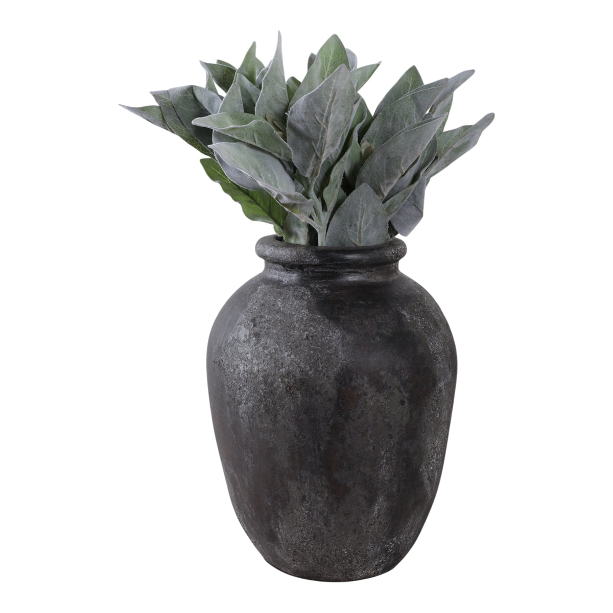 Duncanrun Black Terracotta Vase