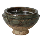 Lakehead Green/Brown Moco Bamboo Candle