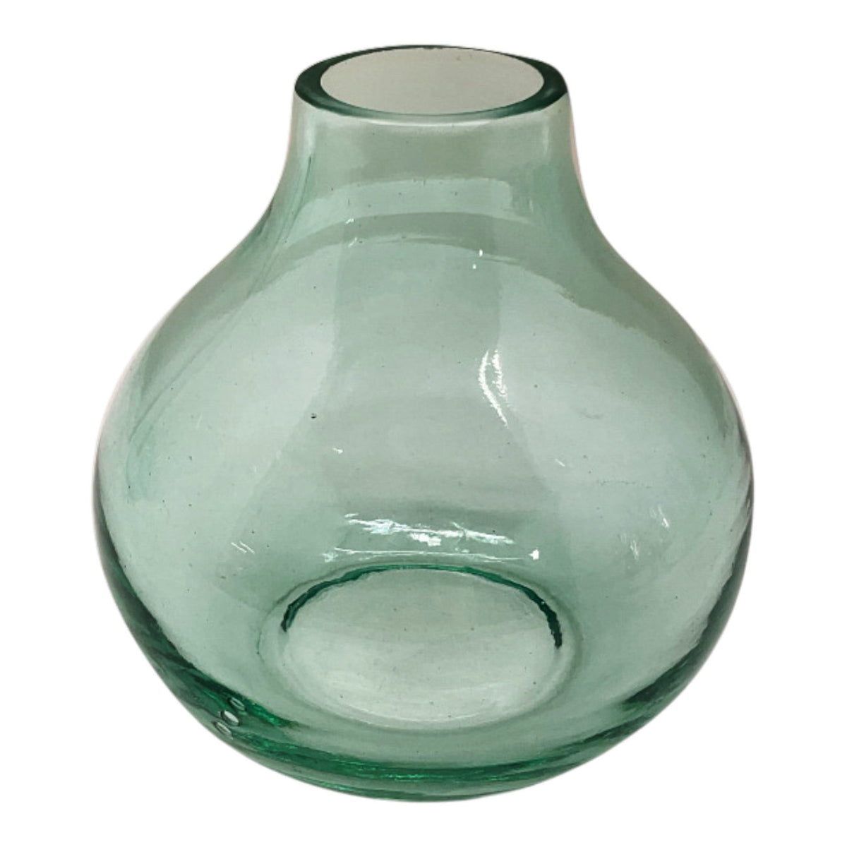Weitchpec Green/Blue Glass Bud Vase