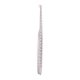Fort Ross White/Tan Wood Beaded Mirror