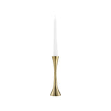 Jimgrey Brass/Brown Small Metal Taper Candle Holder