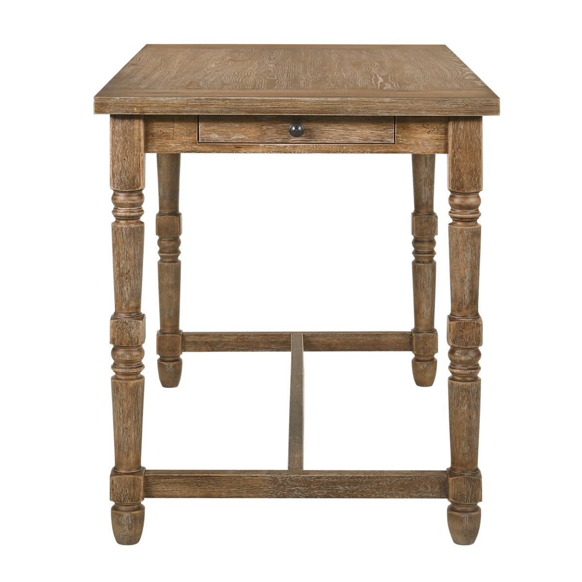 Farsiris Weathered Oak Counter Height Table