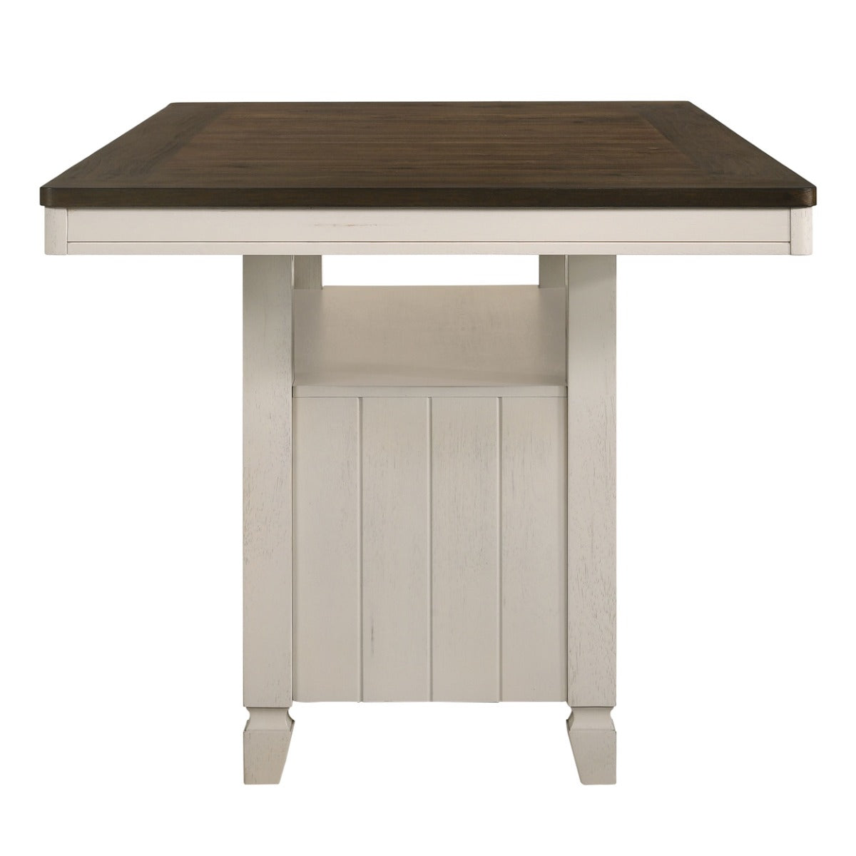 Tasnim Oak/Antique White Counter Dining Table