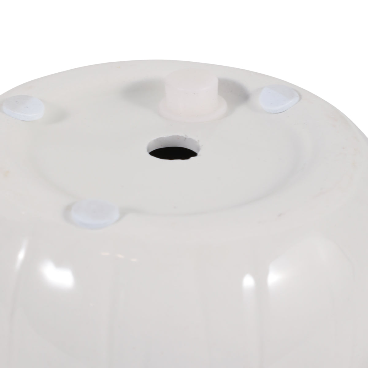 Bonnie View White/Red Mushroom Planter