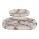 Nadeau Multicolor Agate Trays (Set of 2)