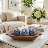 Hewittfield Blue/White Orbs (Set of 3)