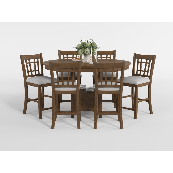 Junipero Beige Counter Height Chair