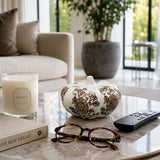 Earp Brown/White Small Chinoiserie Pumpkin