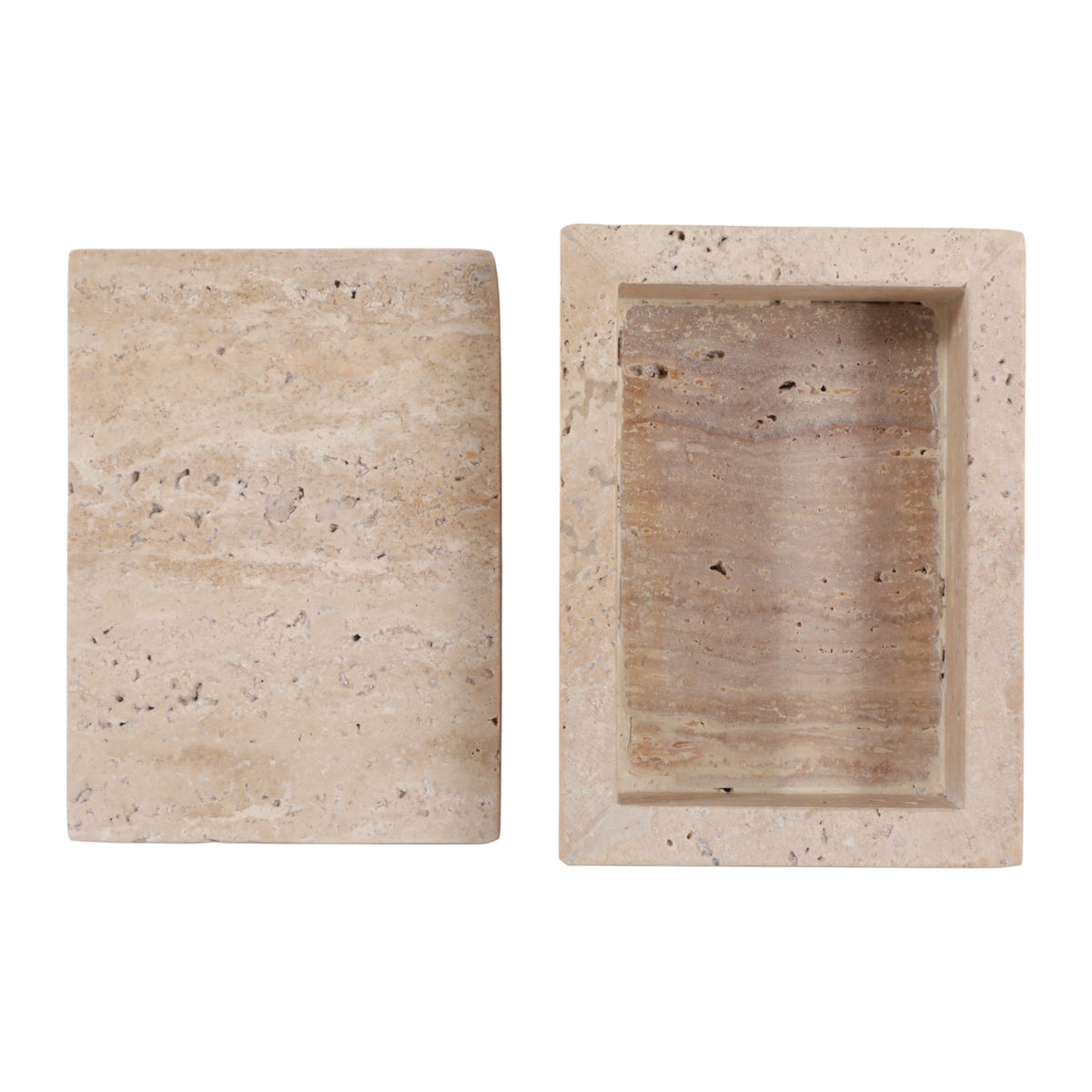 Tuckergrove Tan Travertine Box