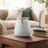Gerber White Ecomix Vase with Jute Detail