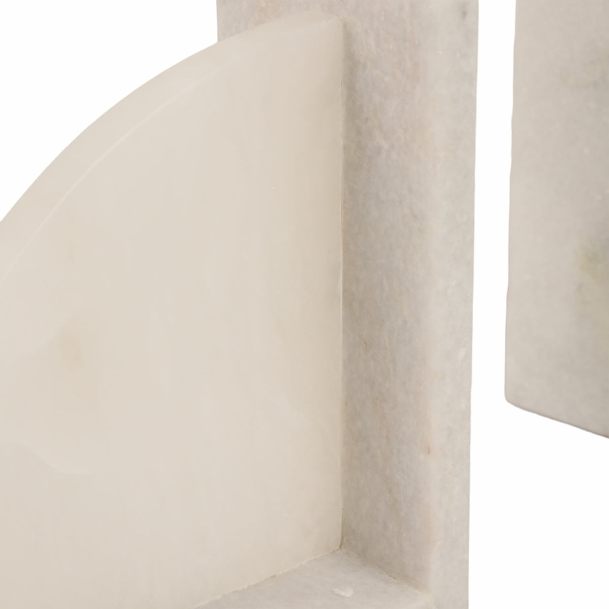 Julianwind White Bookends (Set of 2)