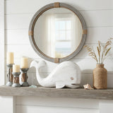 Jordanfield White Alibizia Wood Whale
