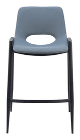 Desi Azure Gray Counter Stool (Set of 2)