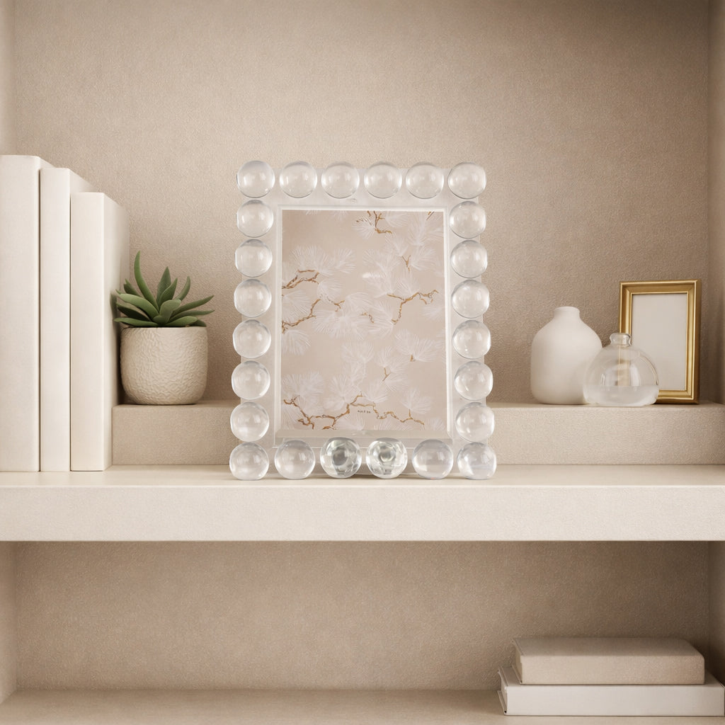 Neff Clear 5x7 Crystal Bubble Photo Frame