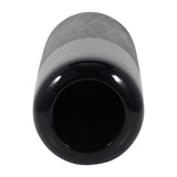 Coromar Black Ceramic Grooved Vase