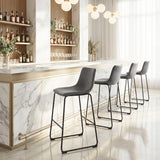 Smart Charcoal Barstool (Set of 2)