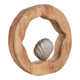 Brysondale Brown Seashell in Round Decor